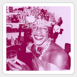 Marsha P Johnson - Queen of the Village Sticker